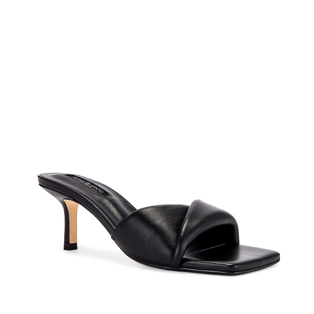 Tony Bianco Alexa Mule in Black Nappa